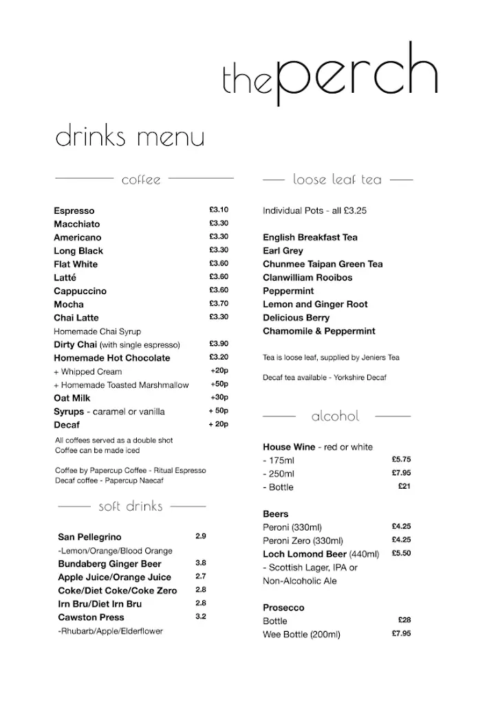 Menu_The Perch_Garelochhead_image_1