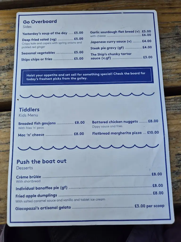 Menu_The Ship Restaurant & Bar_Eyemouth_image_2