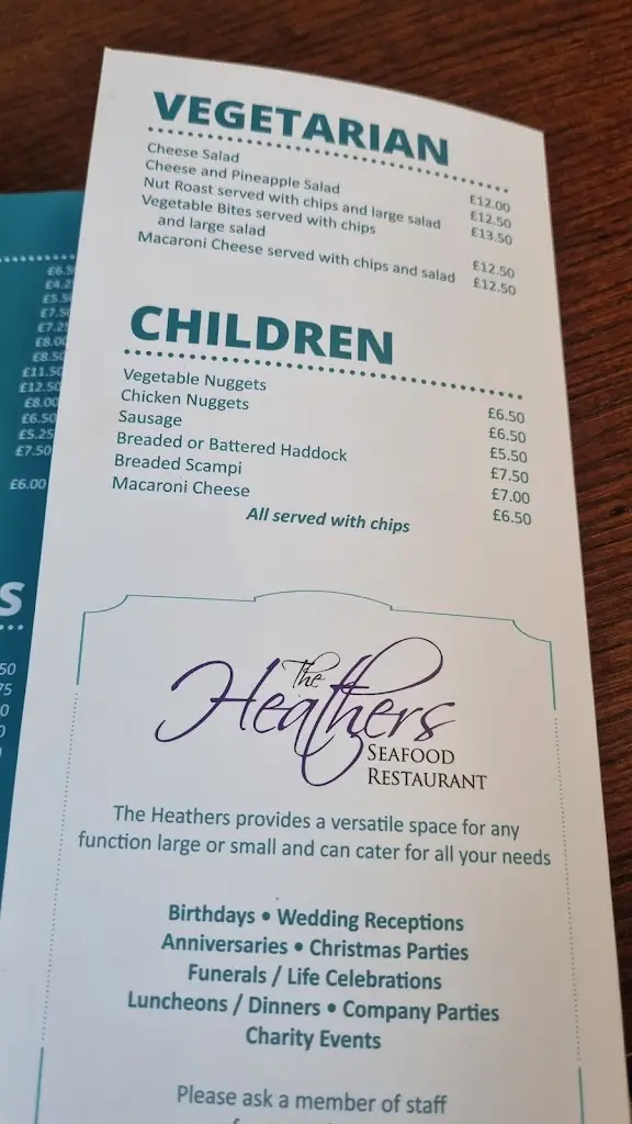 Menu_The Heathers Restaurant_Eyemouth_image_1