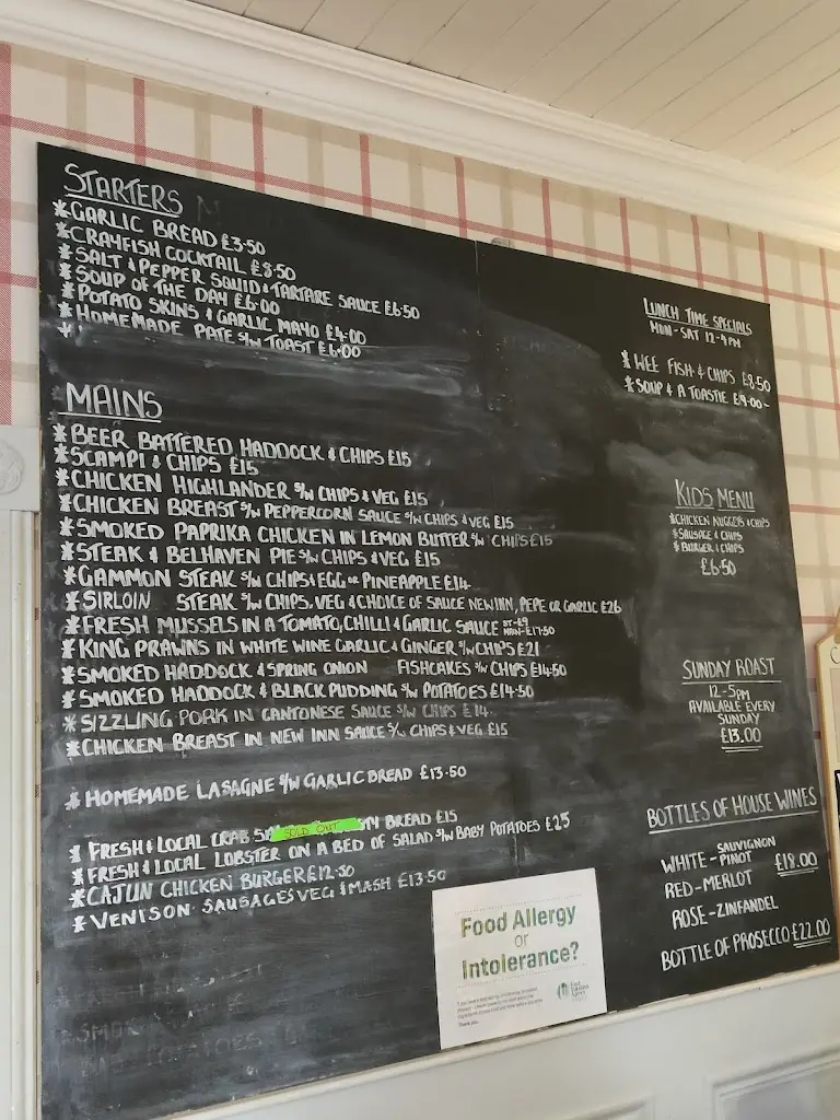 Menu_The New Inn_Eyemouth_image_2