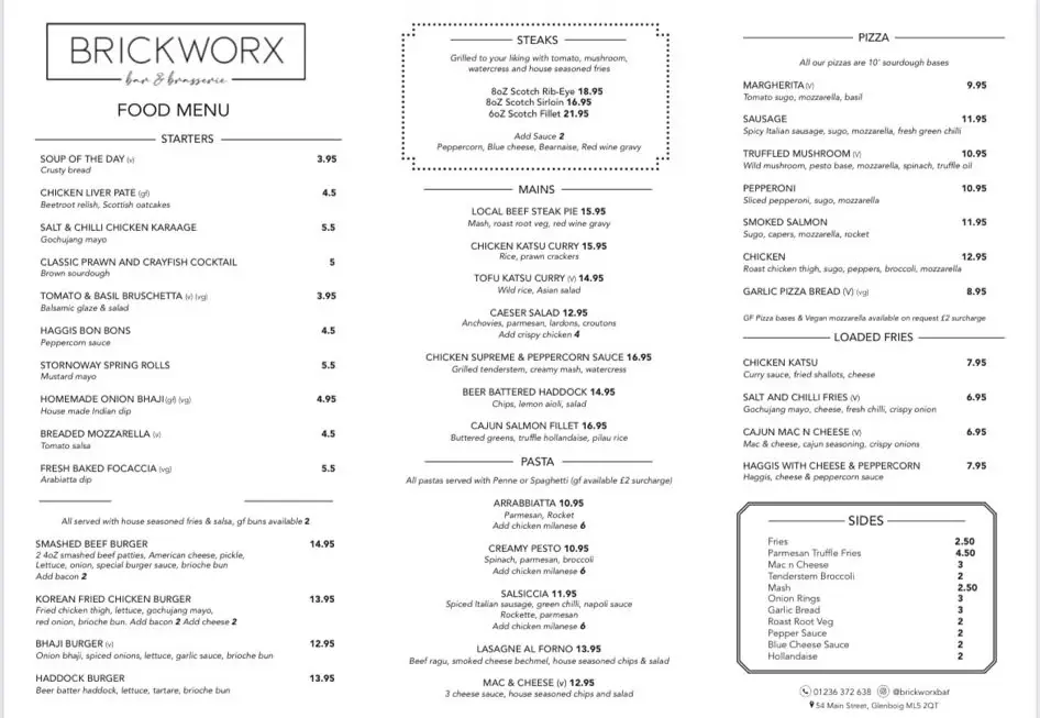 Menu_Brickworx - Bar & Kitchen_Glenboig_image_1
