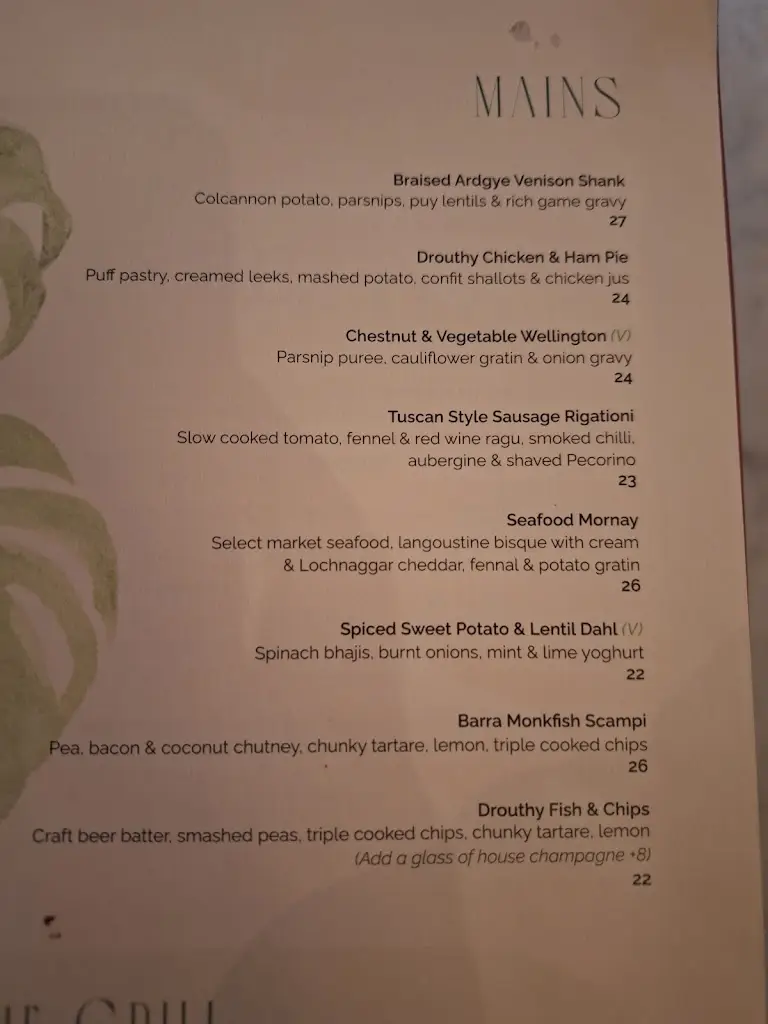 Menu_The Drouthy Cobbler_Elgin_image_1