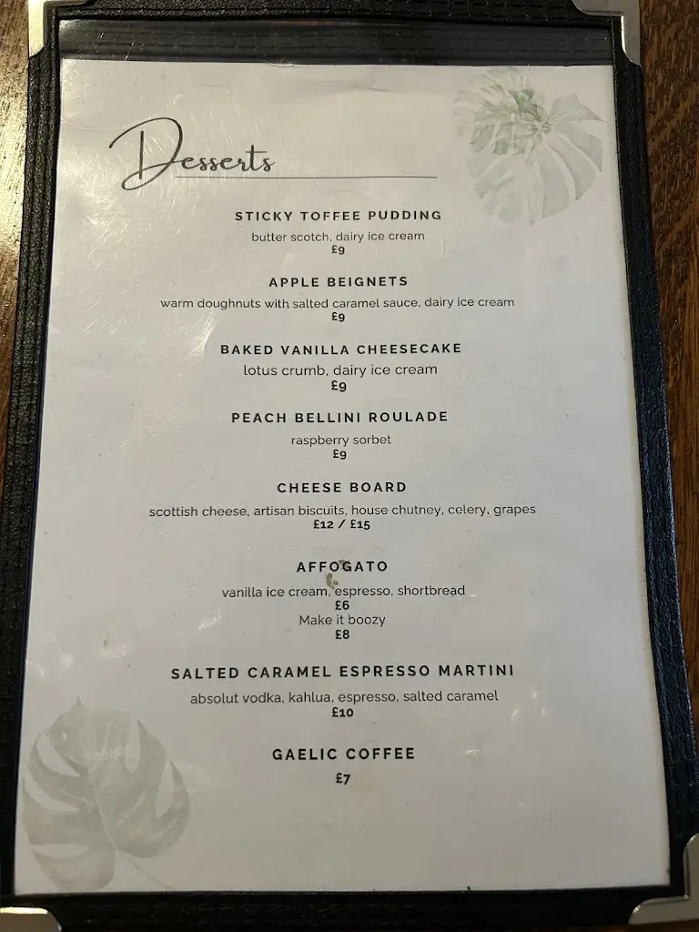 Menu_The Drouthy Cobbler_Elgin_image_2