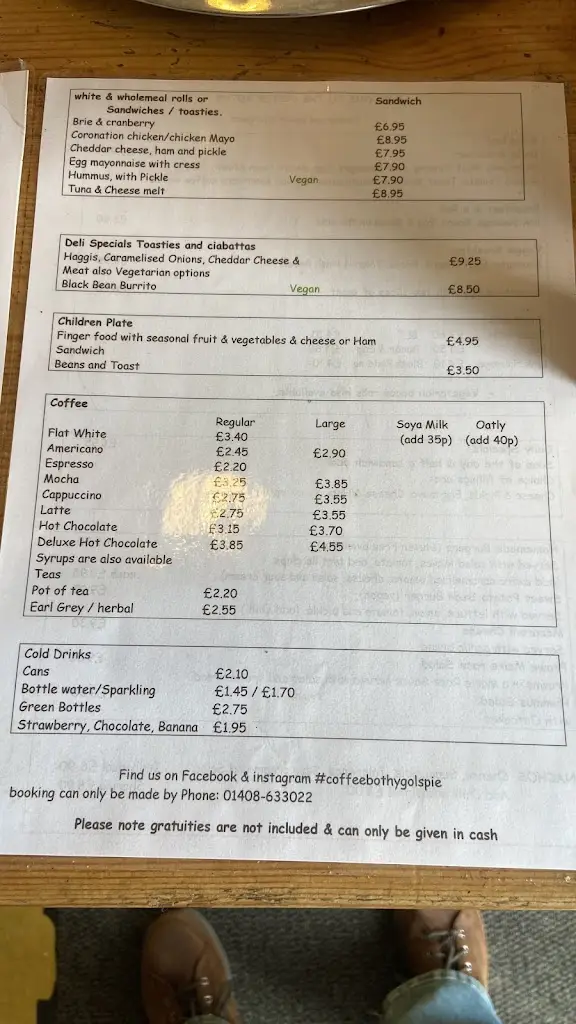 Menu_Coffee Bothy_Golspie_image_3