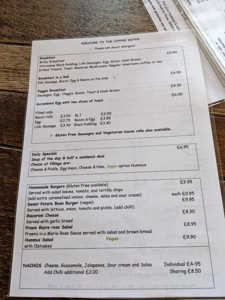 Menu_Coffee Bothy_Golspie_image_4