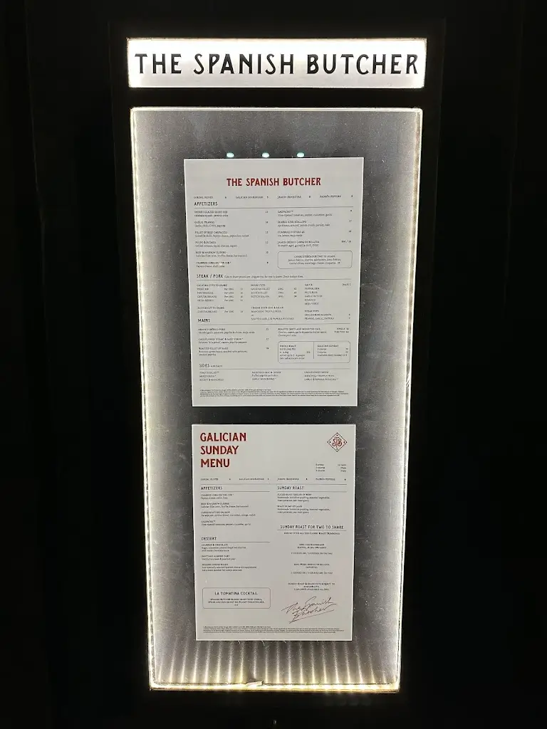 Menu_The Spanish Butcher Glasgow_Glasgow City_image_2