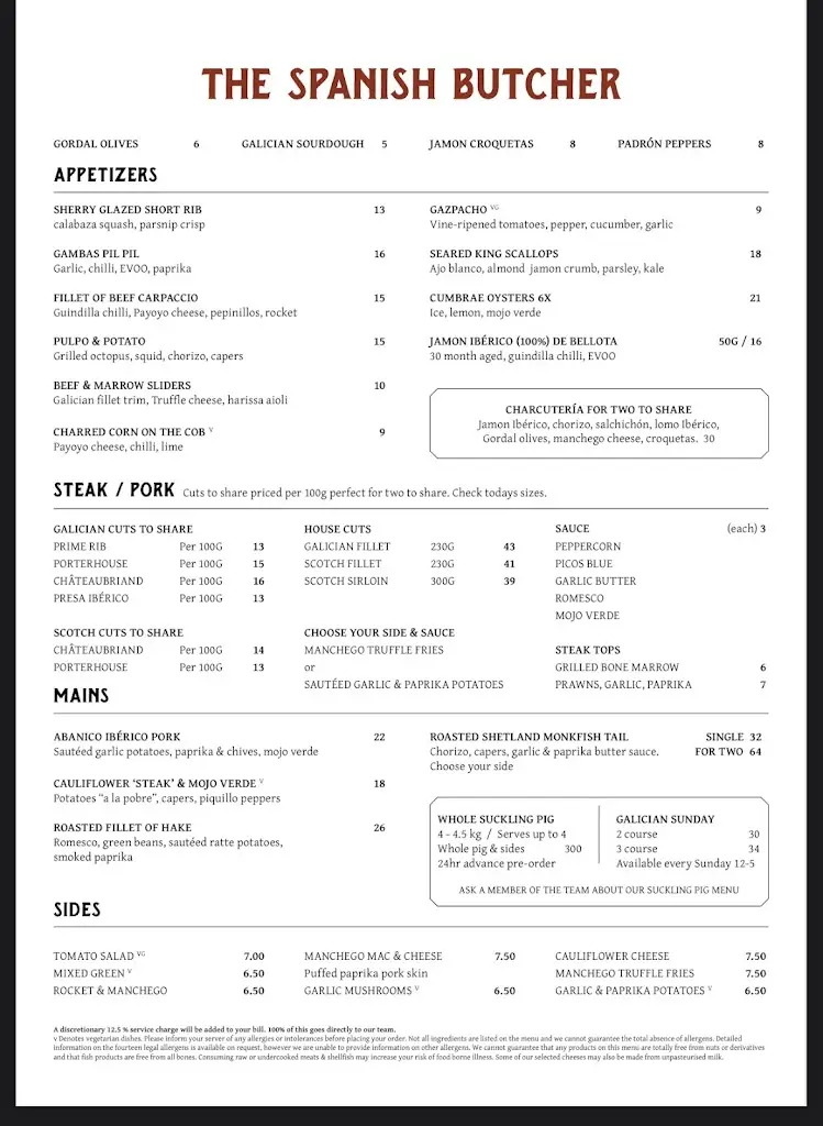 Menu_The Spanish Butcher Glasgow_Glasgow City_image_4