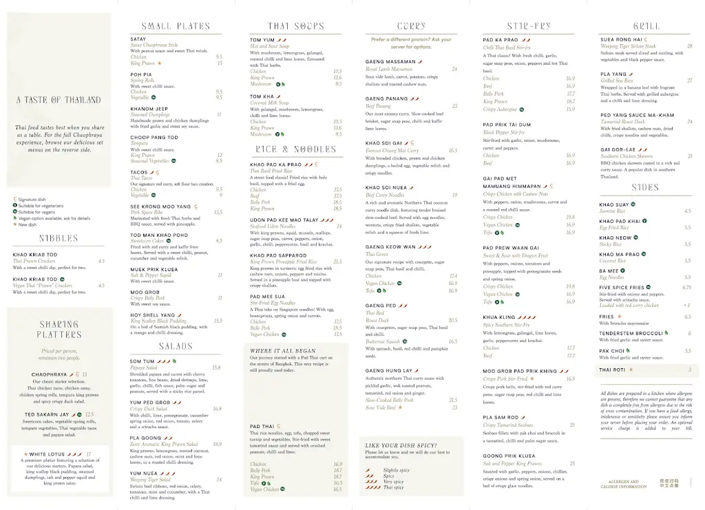 Menu_Chaophraya_Glasgow City_image_1