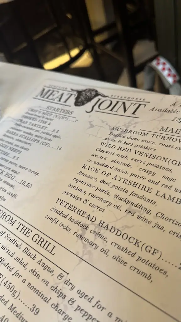 Menu_Meat Joint Scottish Steakhouse_Glasgow City_immagine_4