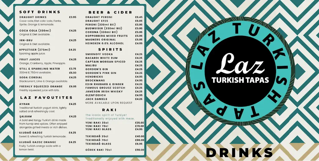 Menu_Laz Turkish Tapas_Glasgow City_image_3