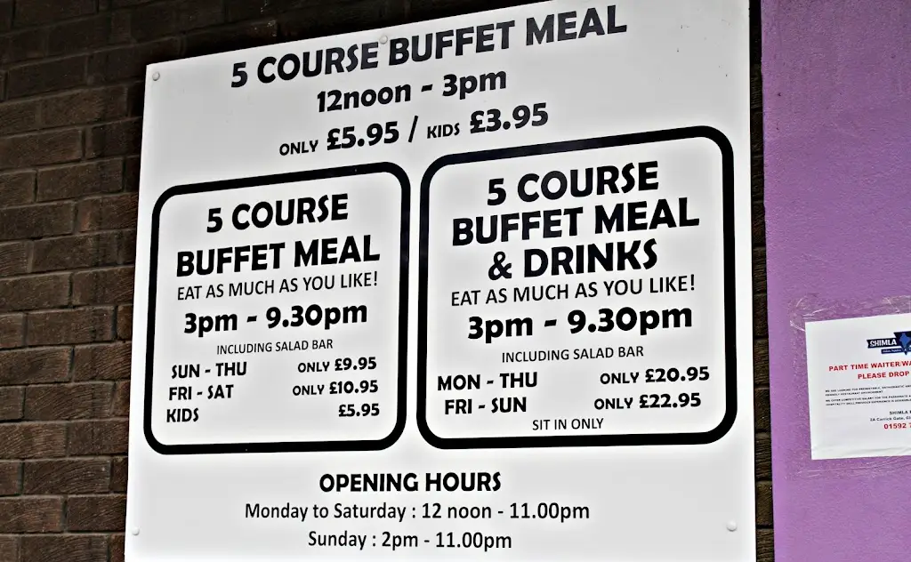 Menu_Rara Tal Indian Restaurant_Glenrothes_imagen_3