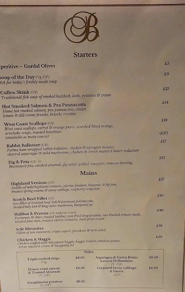 Menu_The Buttery_Glasgow_image_1