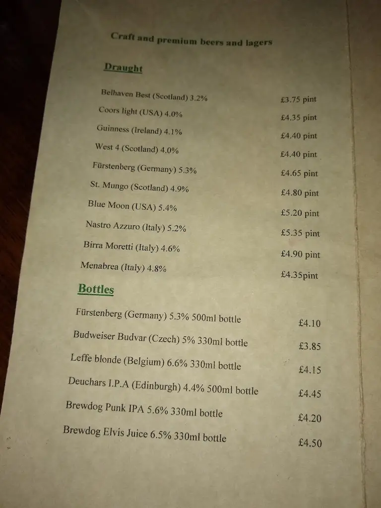 Menu_Cafe Continental_Gourock_image_3