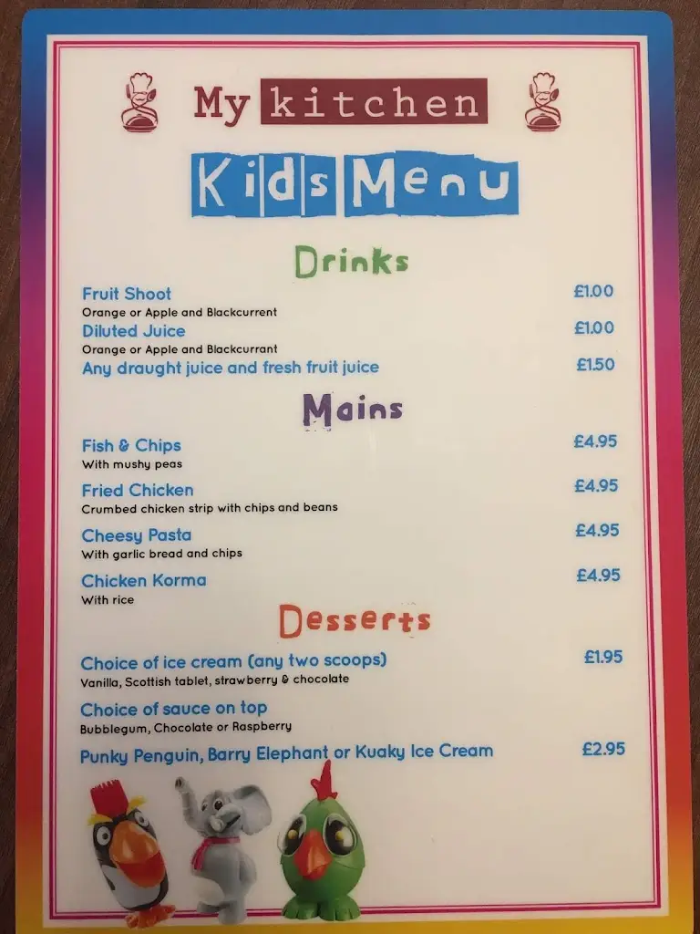 Menu_Sea View Gourock_Gourock_immagine_4