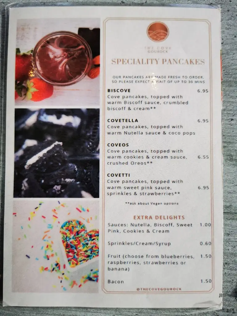 Menü_The Cove_Gourock_Bild_3