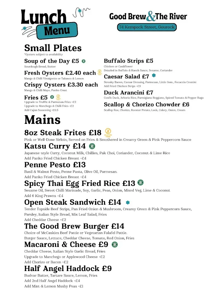 Menu_Good Brew & The River_Gourock_image_3