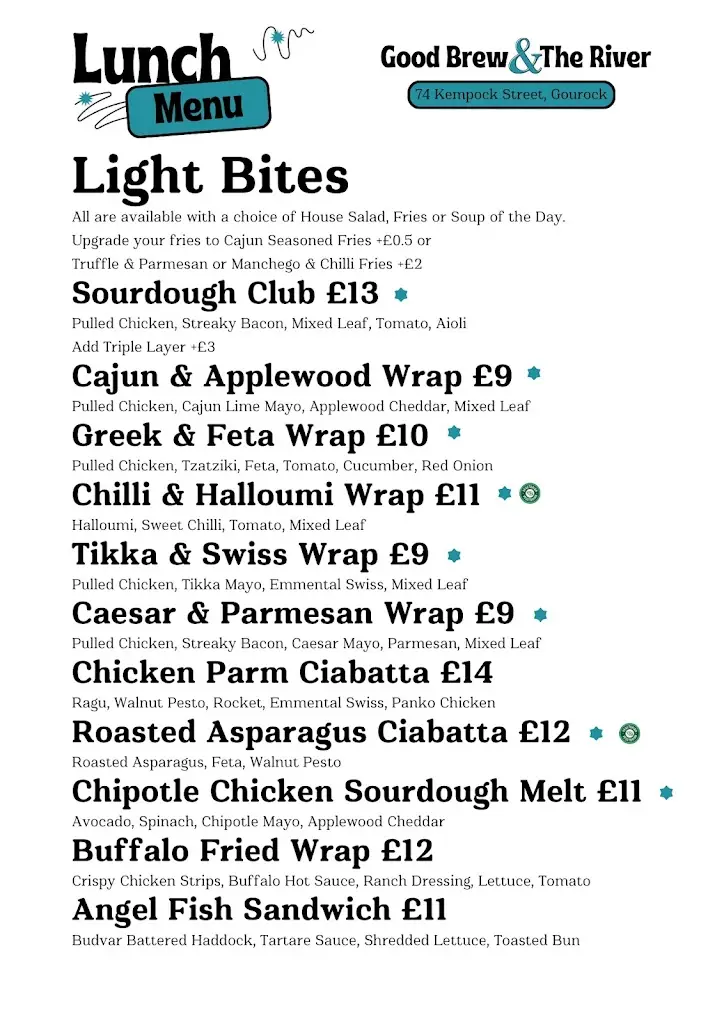 Menu_Good Brew & The River_Gourock_image_4