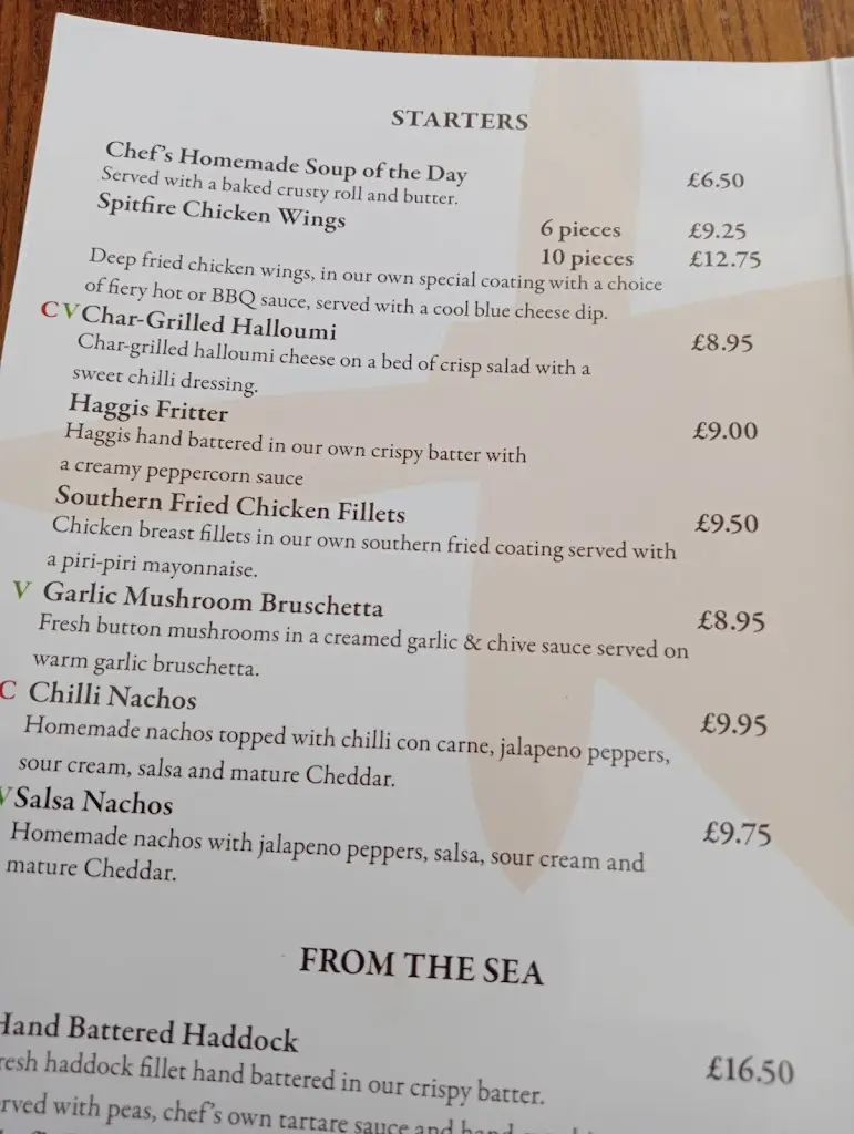 Menu_The Abbotsinch_Grangemouth_image_4