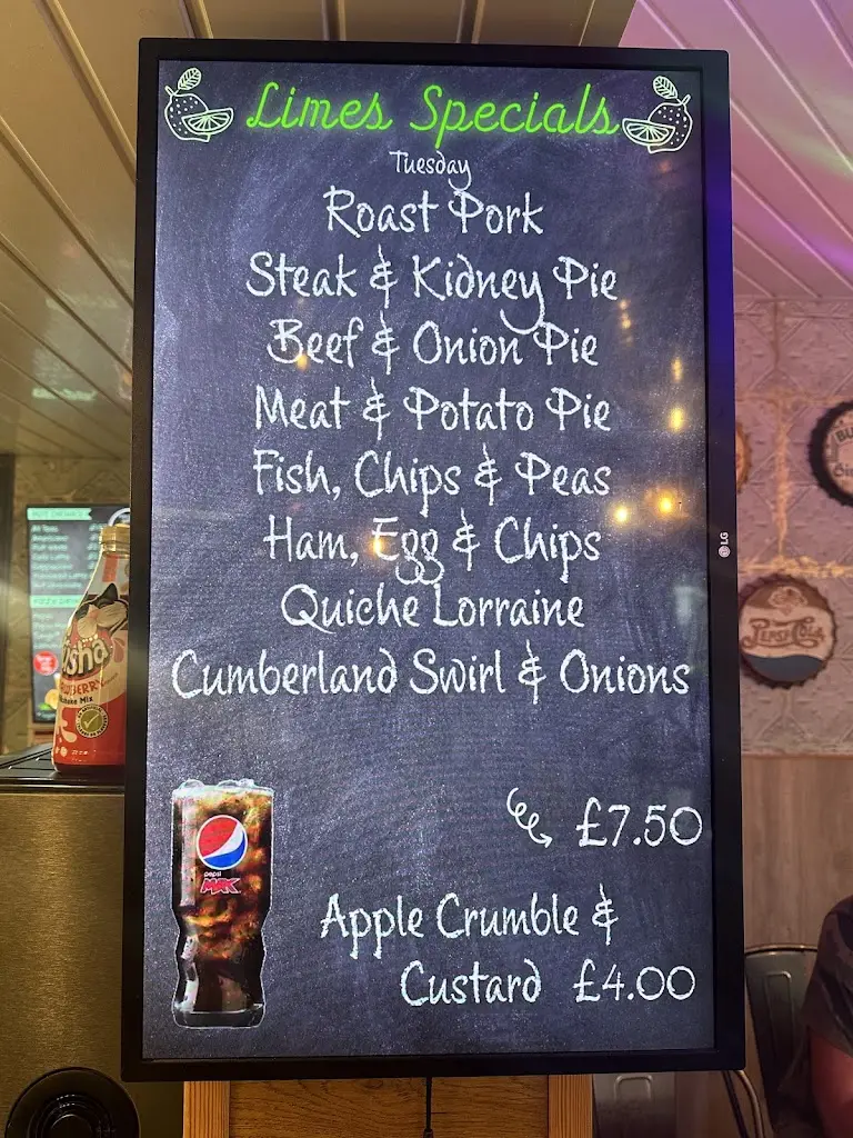 Menu_Lime's Cafe_Bilsthorpe_image_2