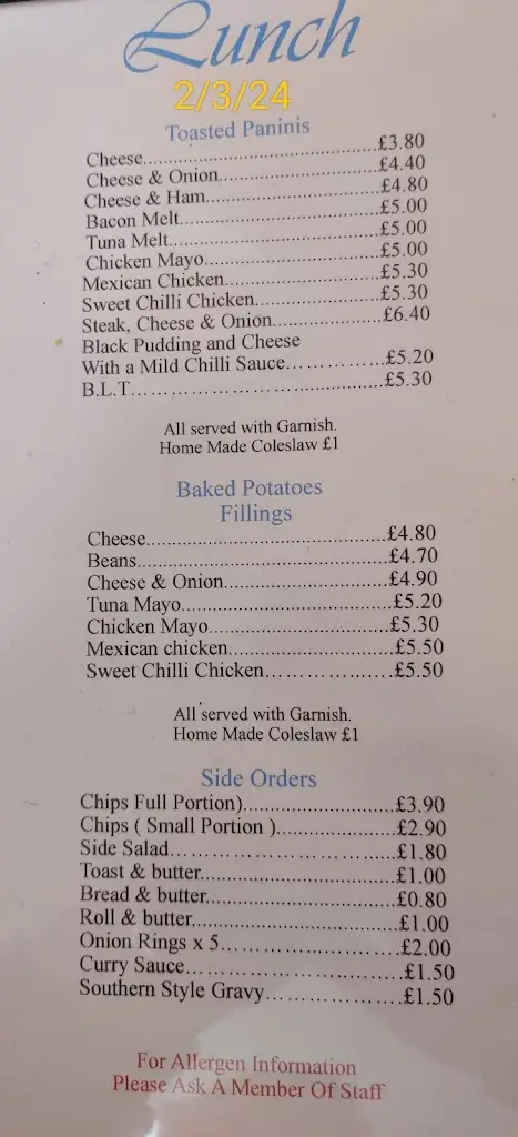 Menu_Cafe Torino_Grangemouth_immagine_4