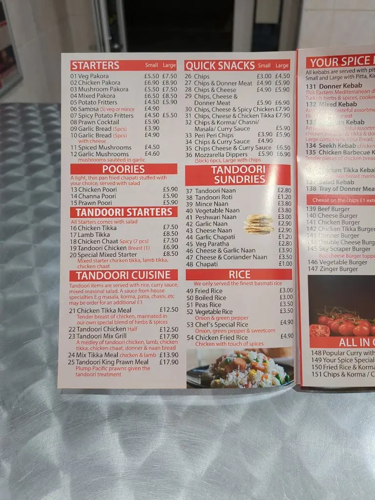 Menu_Your Spice - Blantyre_High Blantyre_image_1