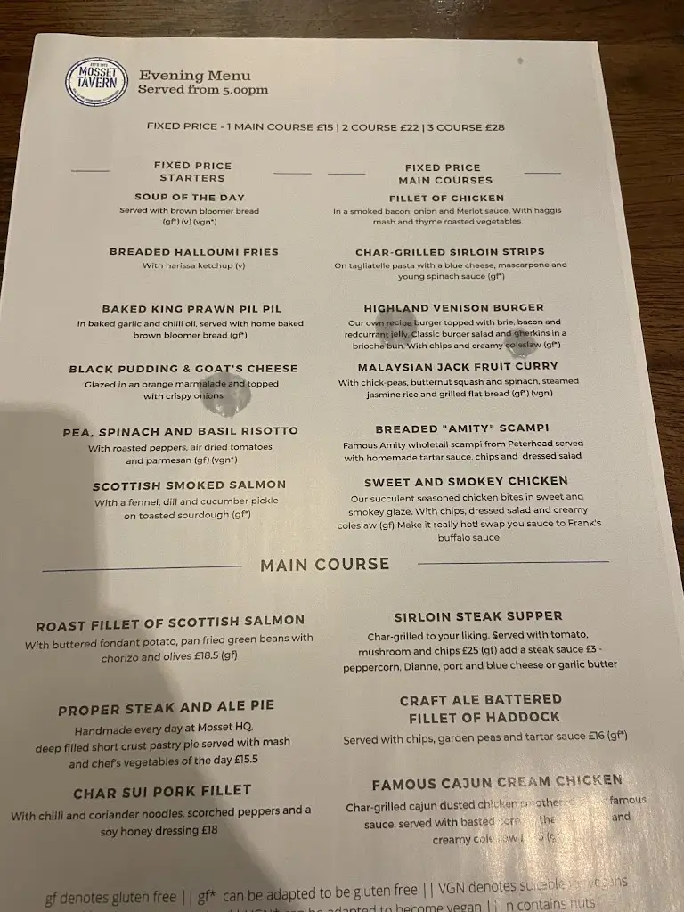 Menu_Mosset Tavern_Forres_image_3