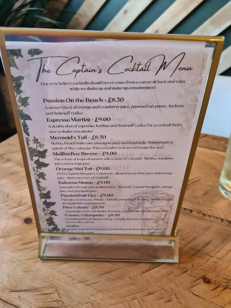 Menu_The Captain's Table_Forres_immagine_4