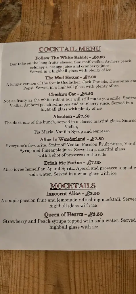 Menu_The Rose Cottage_Bilsthorpe_image_3