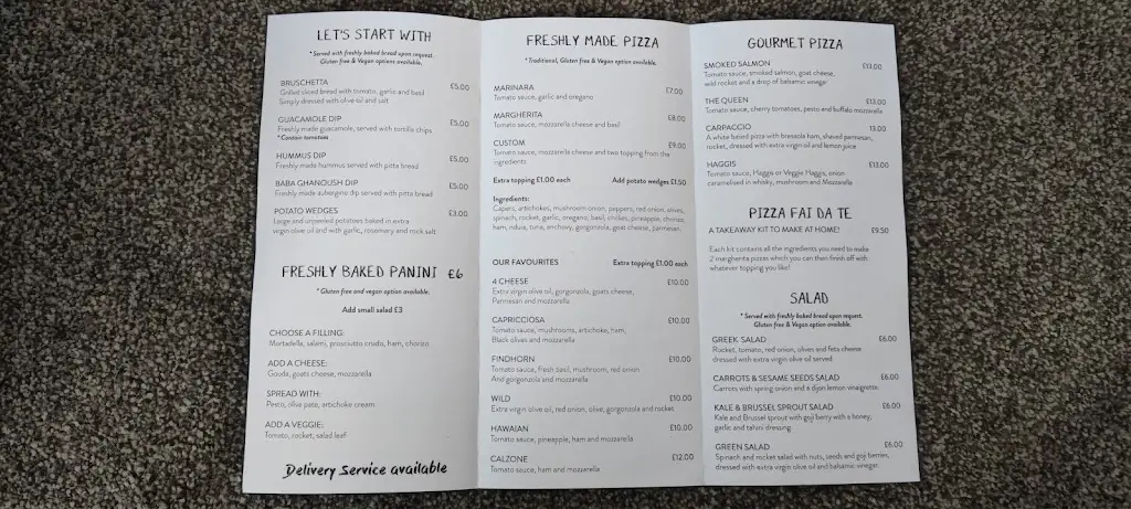 Menu_La Bohéme_Forres_image_2