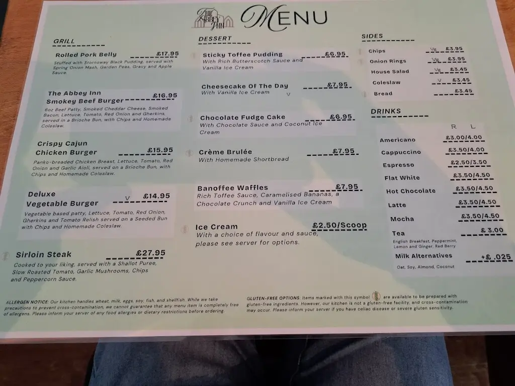 Menu_The Abbey Inn_Forres_image_2