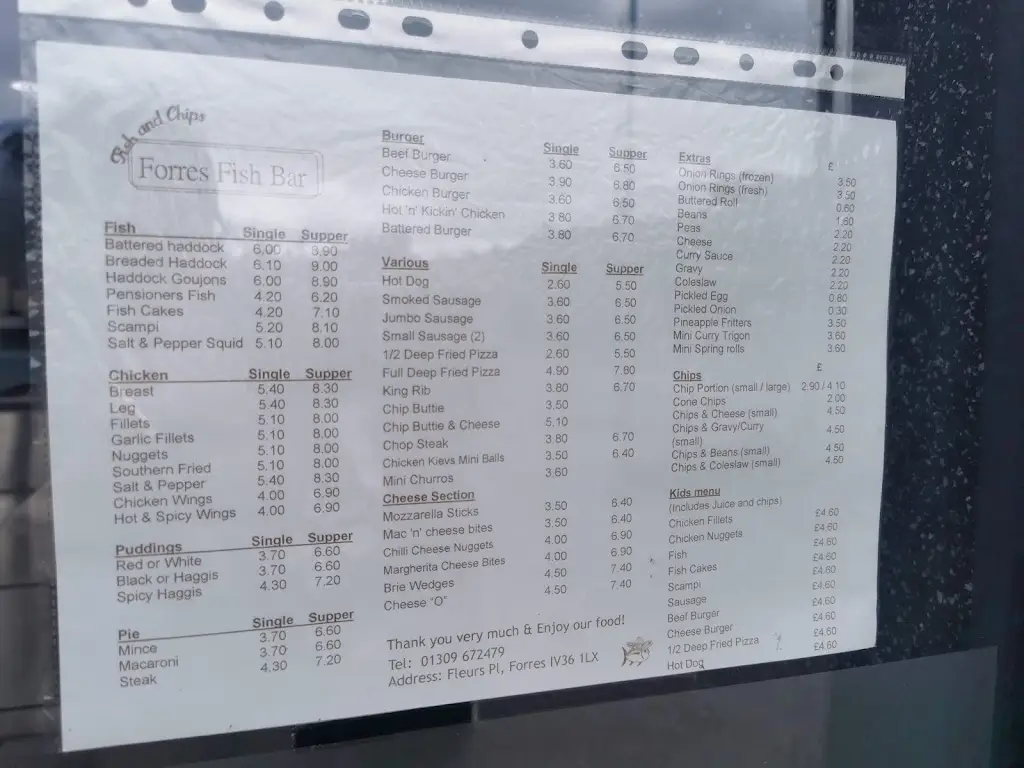 Menu_The Forres Fish Bar_Forres_image_2