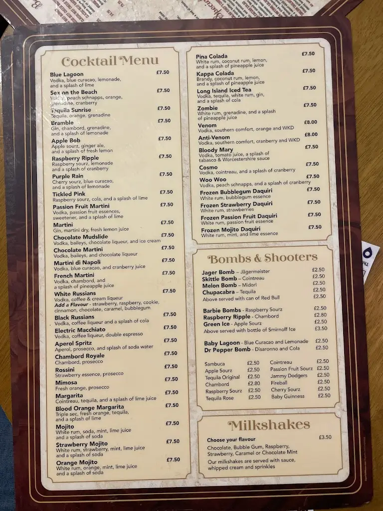 Menu_Electric Bar_Holytown_image_1