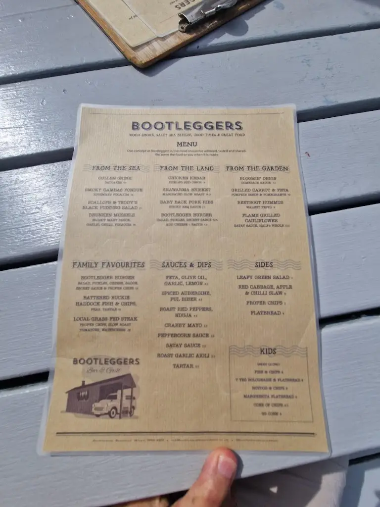 Menu_Bootleggers Bar & Grill_Hopeman_image_2