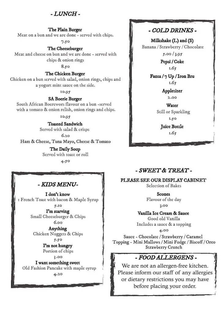 Menu_Hopeman Sands Cafe_Hopeman_image_2
