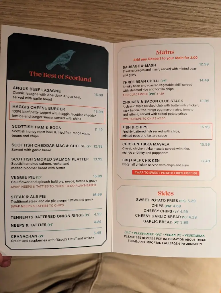 Menu_Bird & Signet Bar_Inchinnan_image_4
