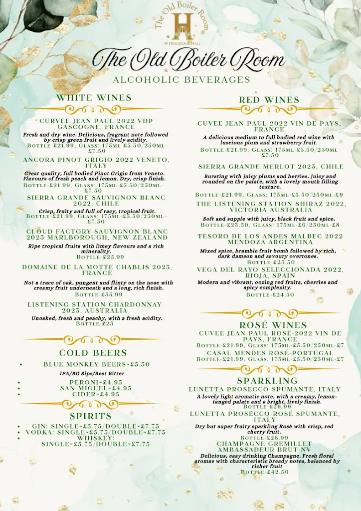 Menu_The Old Boiler Room | Coffee Lounge & Bistro_Bilsthorpe_image_2