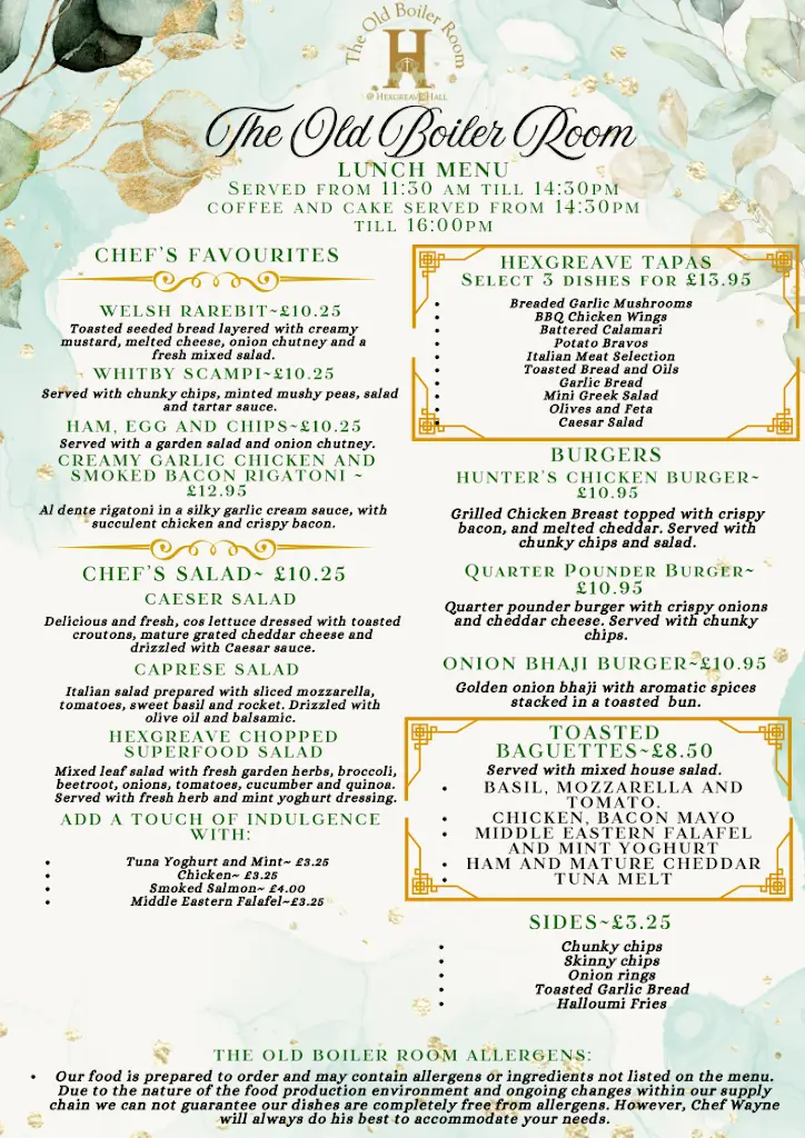 Menu_The Old Boiler Room | Coffee Lounge & Bistro_Bilsthorpe_image_3