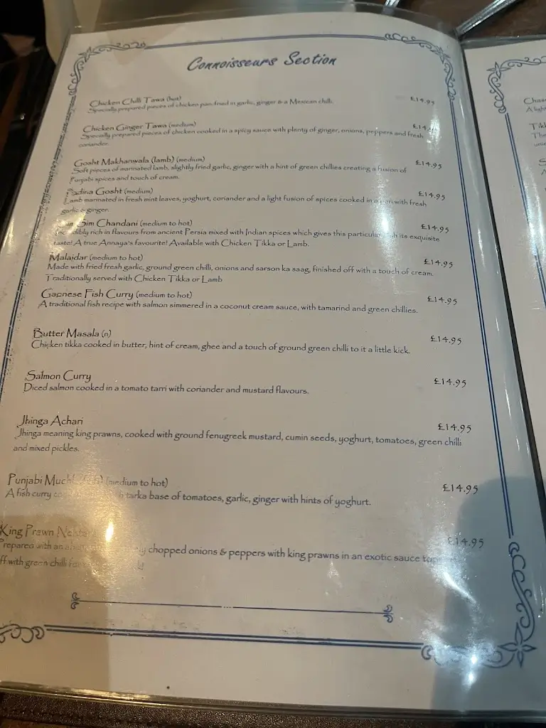 Menu_Annaya's Indian - Helensburgh_Helensburgh_immagine_4