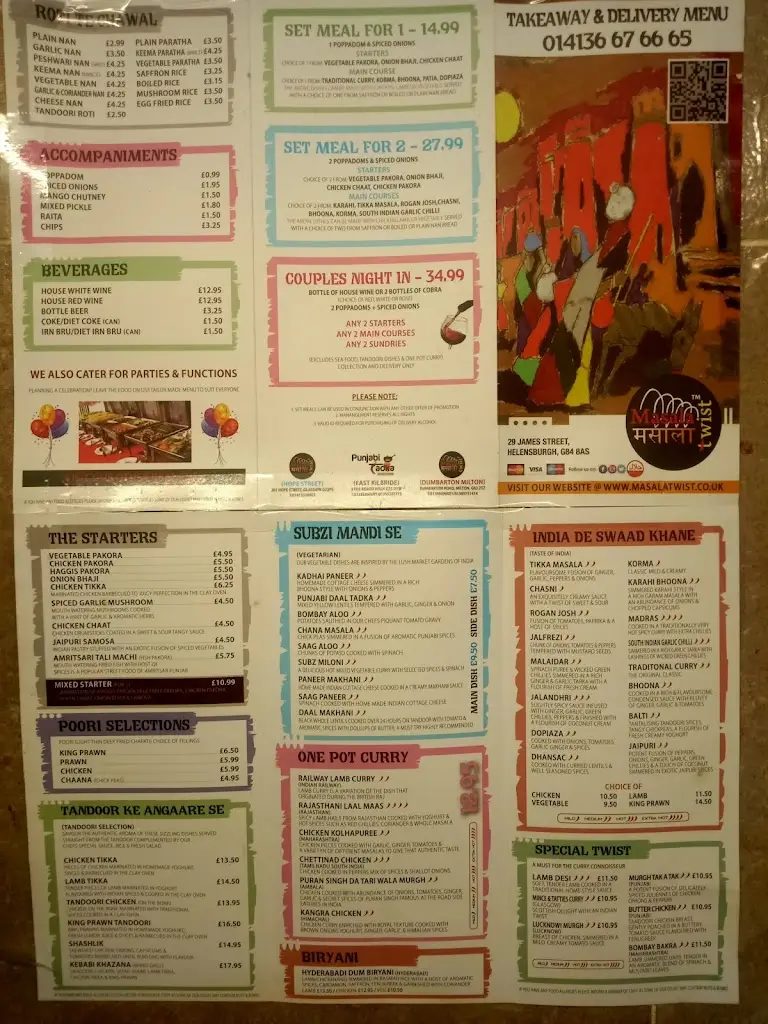 Menu_Masala Twist Helensburgh - Best Indian Restaurant in Helensburgh_Helensburgh_image_1