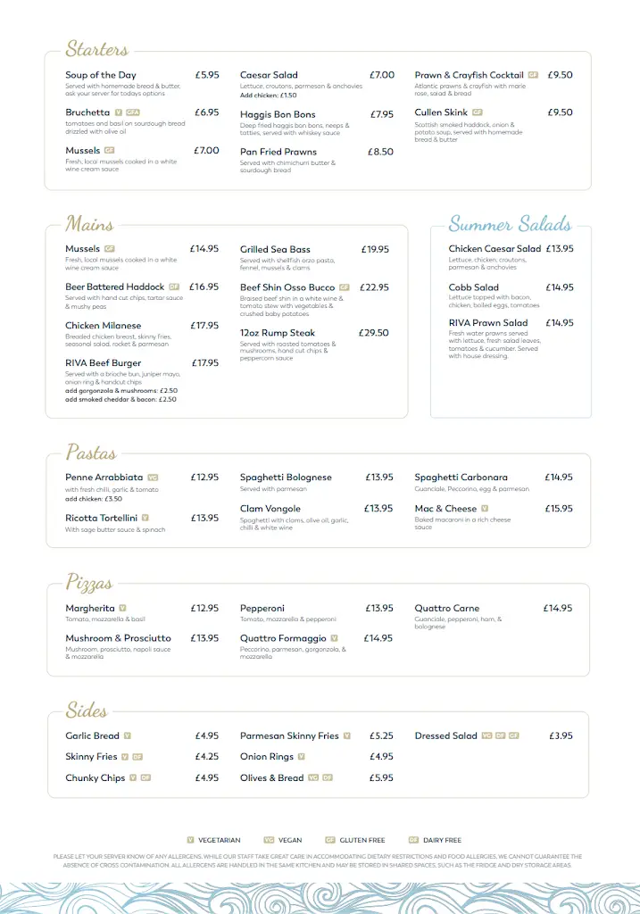 Menu_Riva Restaurant Helensburgh_Helensburgh_image_1