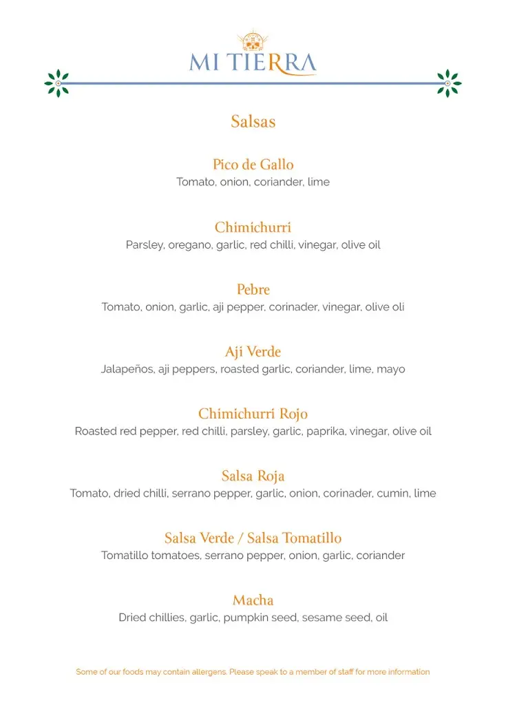 Menu_Mi Tierra Grill & Cocktail Bar_Helensburgh_image_3