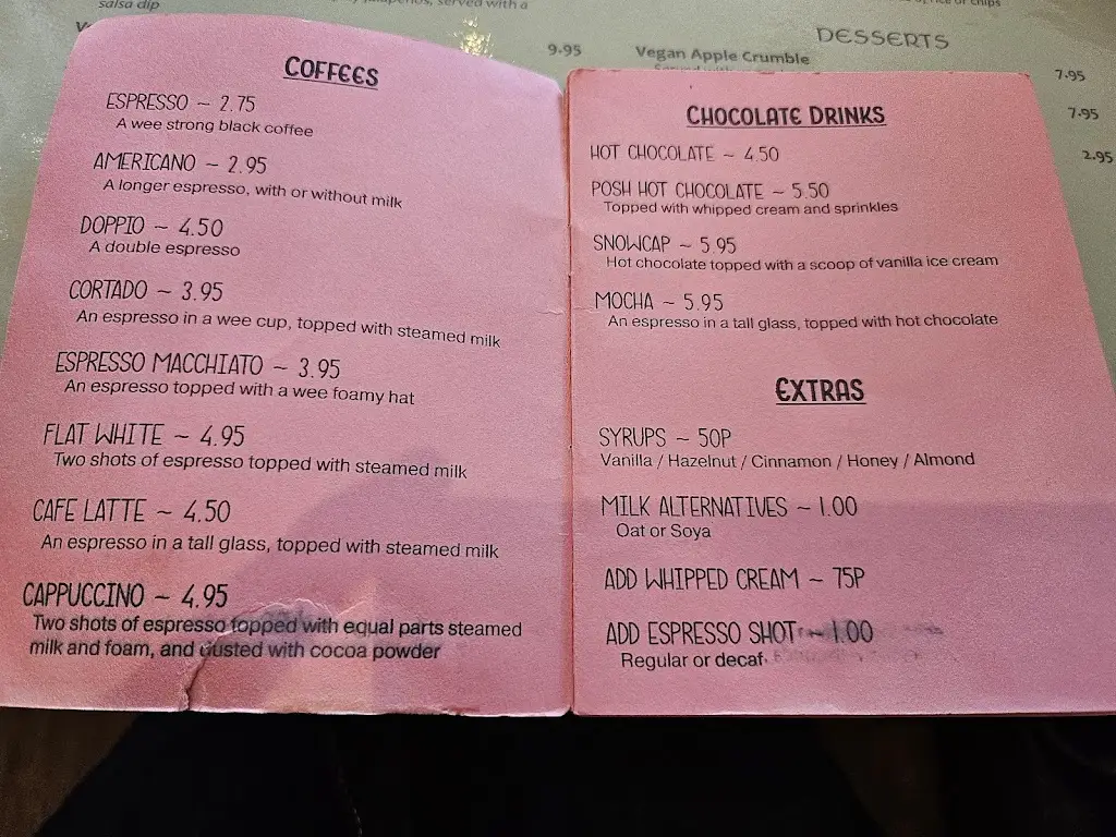 Menu_The Wee Puffin_Grantown on Spey_immagine_2