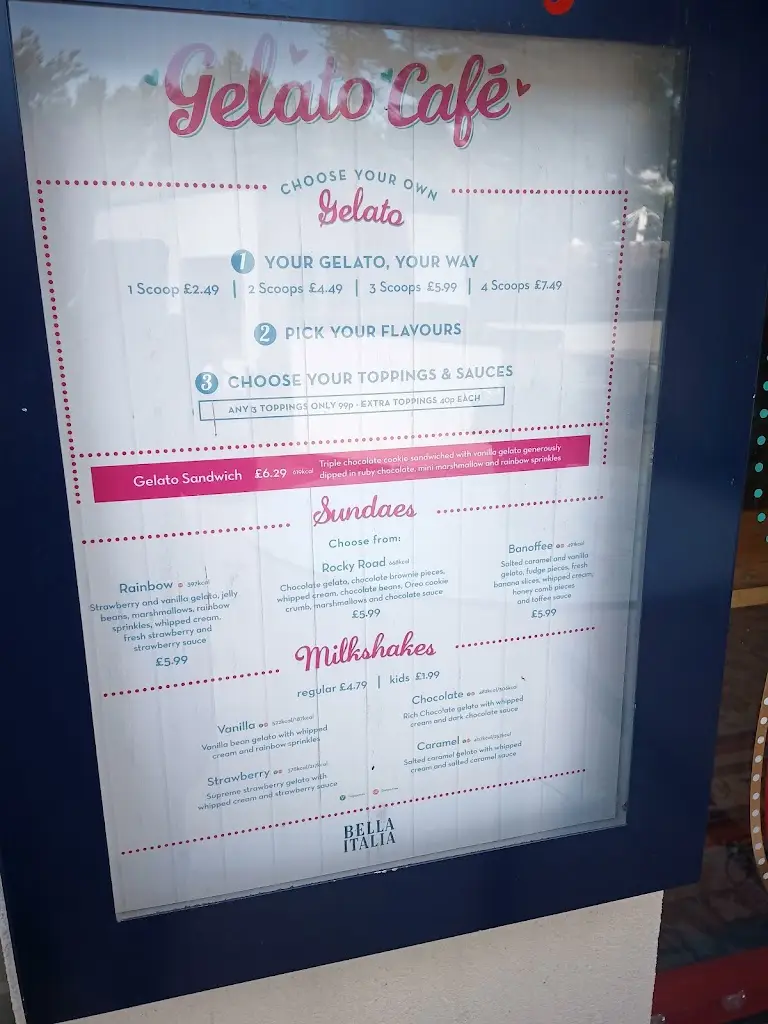 Menu_Bella Italia - Center Parcs Sherwood_Bilsthorpe_image_3