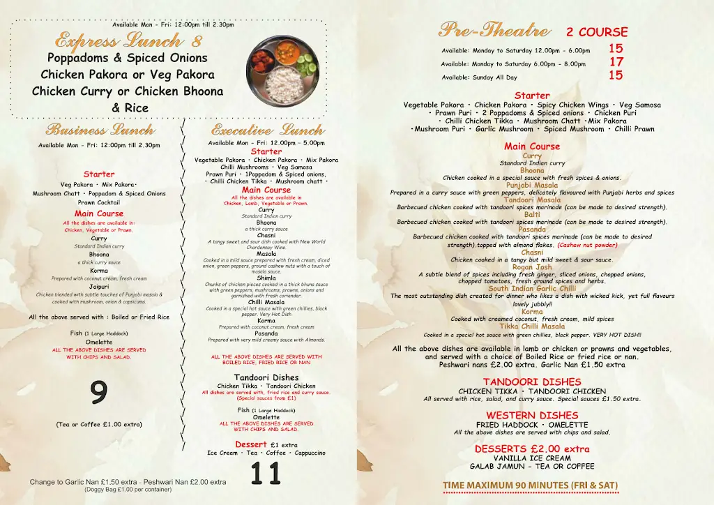 Menu_Mango Restaurant_Inverclyde_image_1