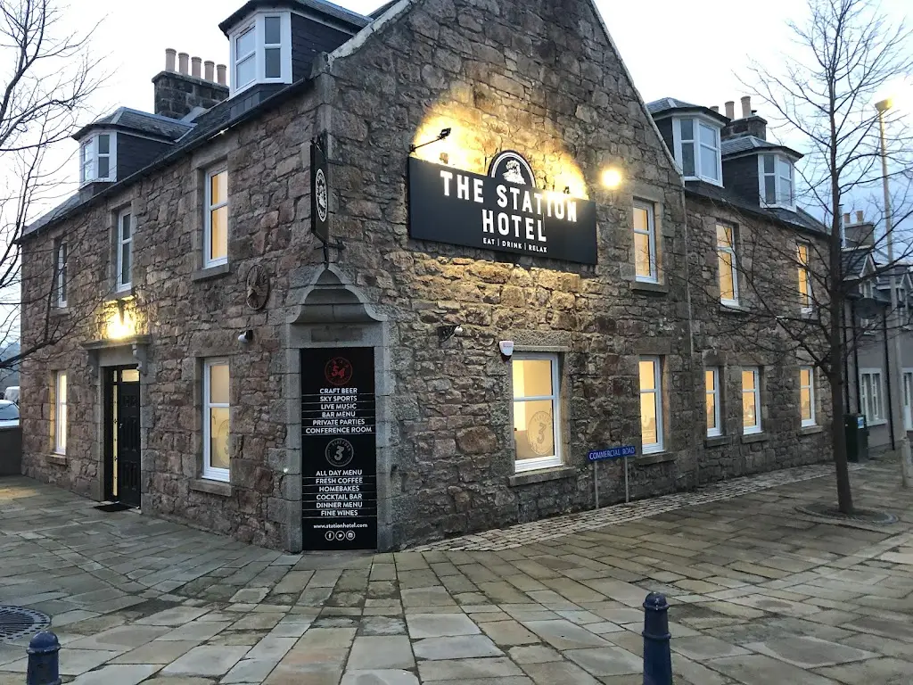 The Station Hotel restaurant in Insch