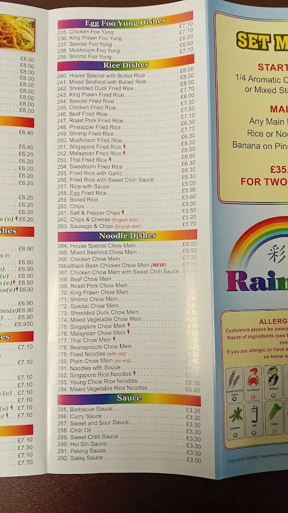 Menu_Rainbow Thai, Malaysia & Chinese Cuisine_Insch_image_4