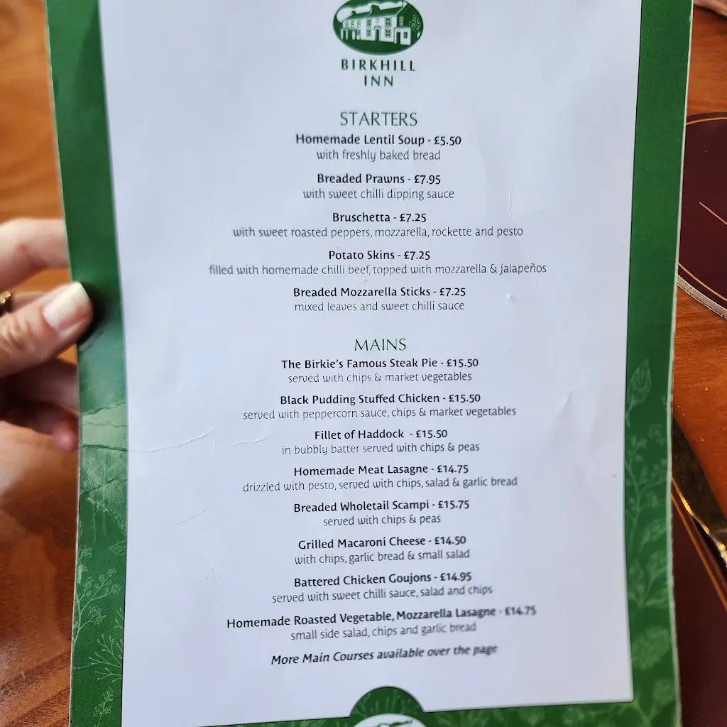 Menu_Birkhill Inn_Invergowrie_image_2
