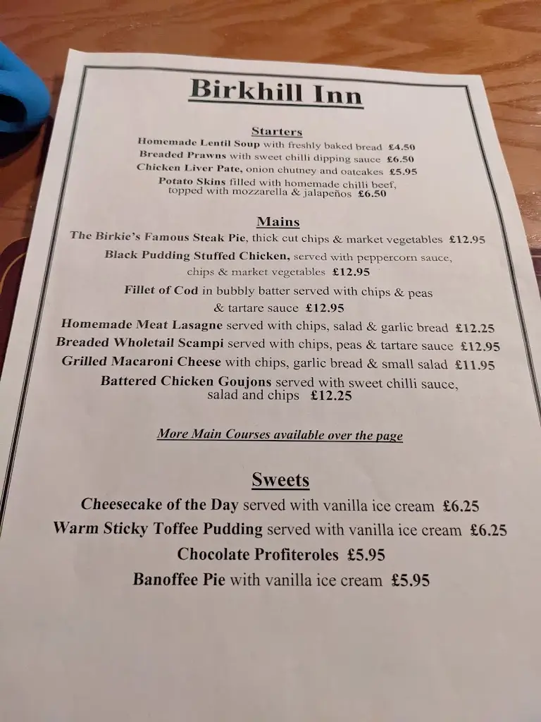 Menu_Birkhill Inn_Invergowrie_image_3