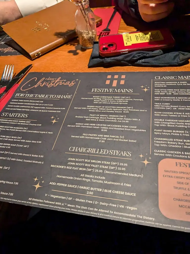 Menu_Inverkip Restaurant, Pub, Bar & Hotel_Inverkip_immagine_1