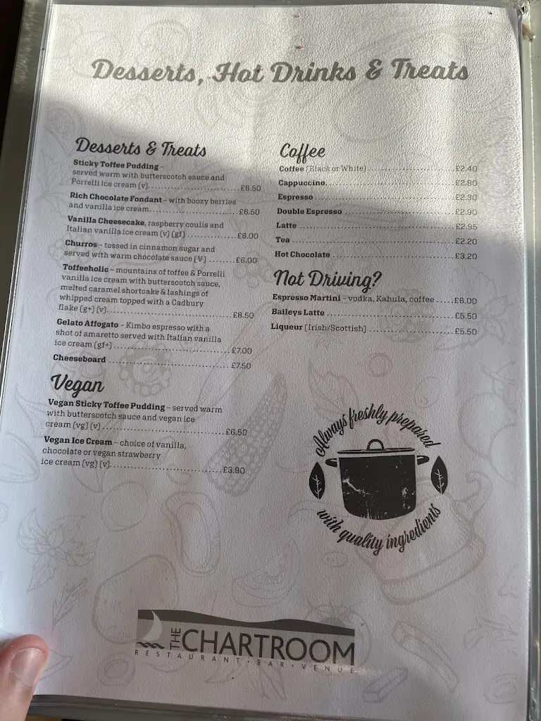 Menu_Buckley’s At The Chartroom_Inverkip_image_2